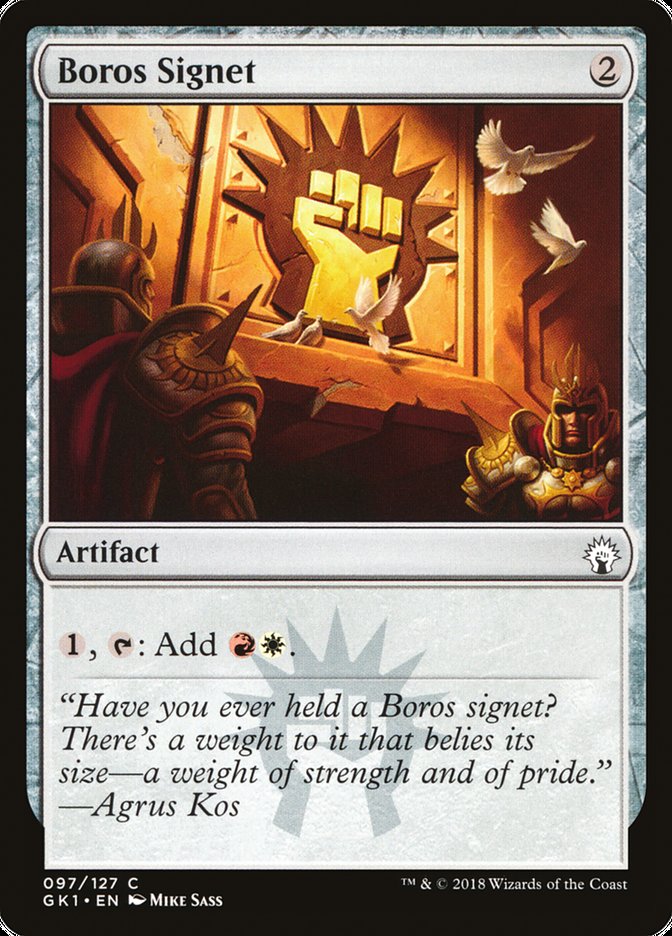 Boros Signet [Guilds of Ravnica Guild Kit] | Good Games Cannington