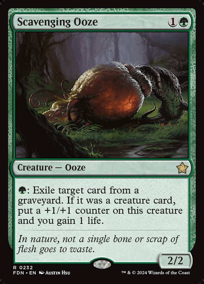 Scavenging Ooze 232/291 (Foundations)  | Good Games Cannington