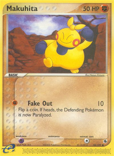 Makuhita (58/109) [EX: Ruby & Sapphire] | Good Games Cannington