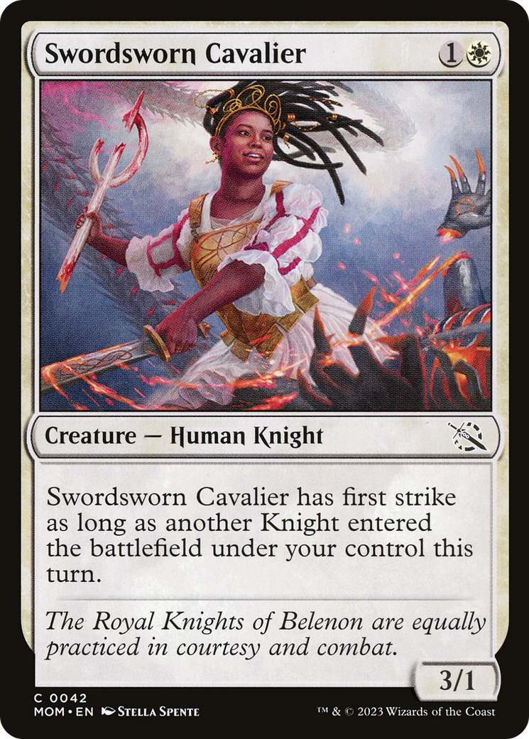 Swordsworn Cavalier [March of the Machine] | Good Games Cannington