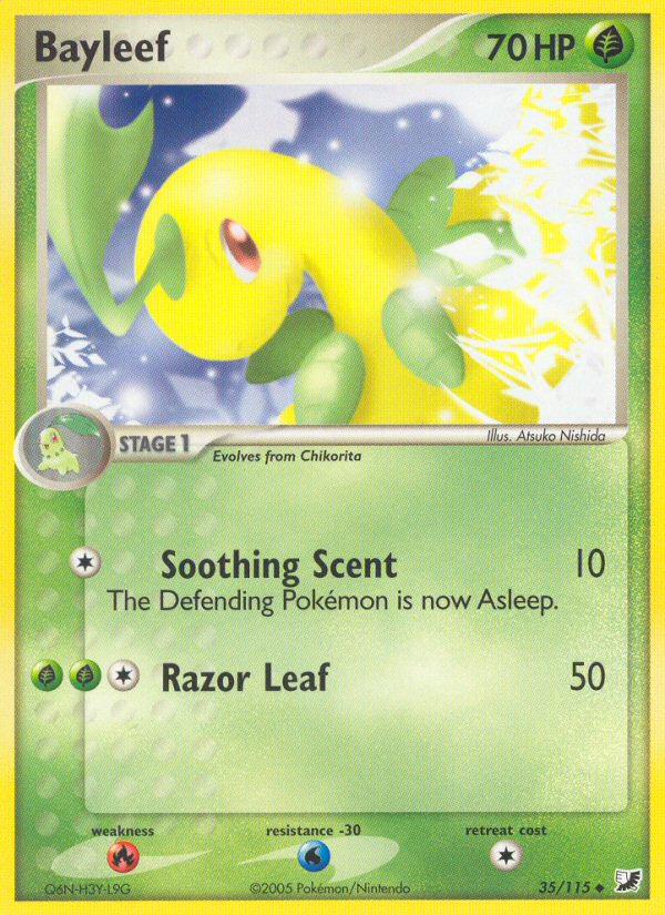 Bayleef (35/115) [EX: Unseen Forces] | Good Games Cannington