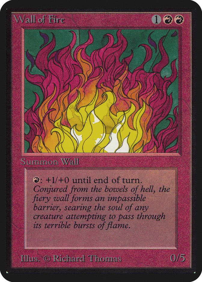 Wall of Fire [Alpha Edition] | Good Games Cannington