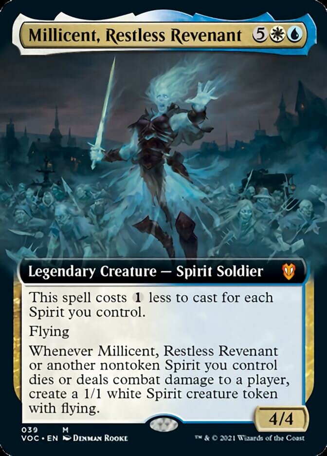 Millicent, Restless Revenant (Extended Art) [Innistrad: Crimson Vow Commander] | Good Games Cannington