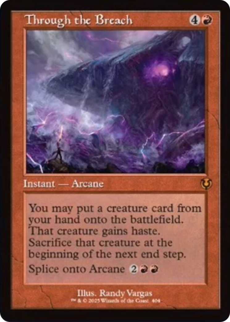Through the Breach (Retro Frame) [Innistrad Remastered] | Good Games Cannington