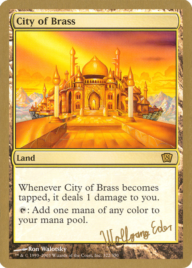 City of Brass (Wolfgang Eder) [World Championship Decks 2003] | Good Games Cannington