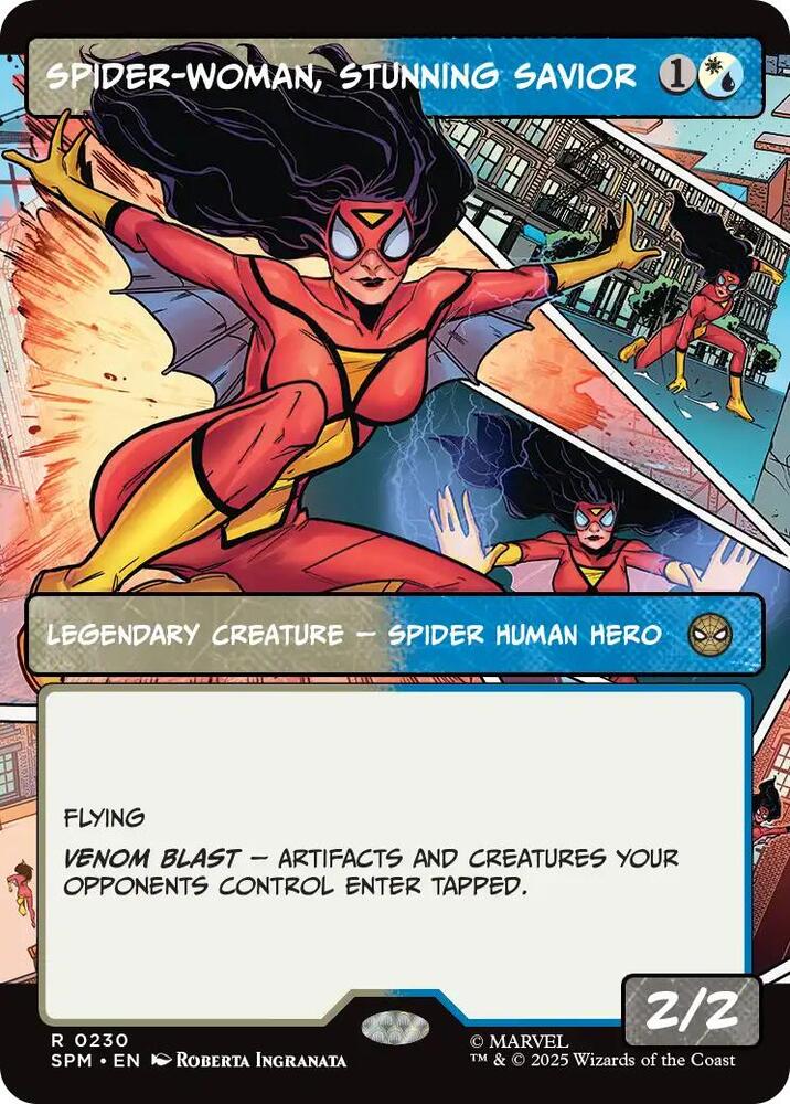 Spider-Woman Stunning Savior 230/198 (Marvel's Spider-Man)  - Showcase | Good Games Cannington