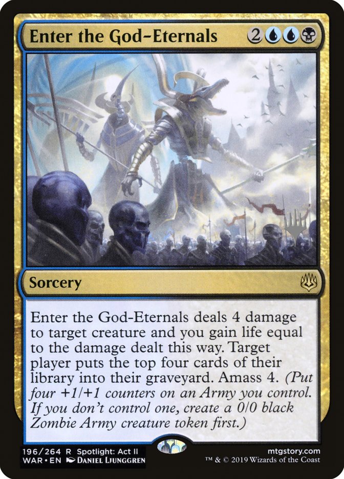 Enter the God-Eternals (Promo Pack) [War of the Spark Promos] | Good Games Cannington