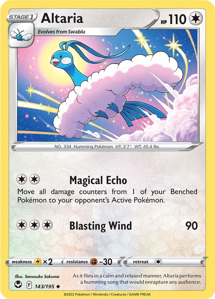Altaria (143/195) [Sword & Shield: Silver Tempest] | Good Games Cannington