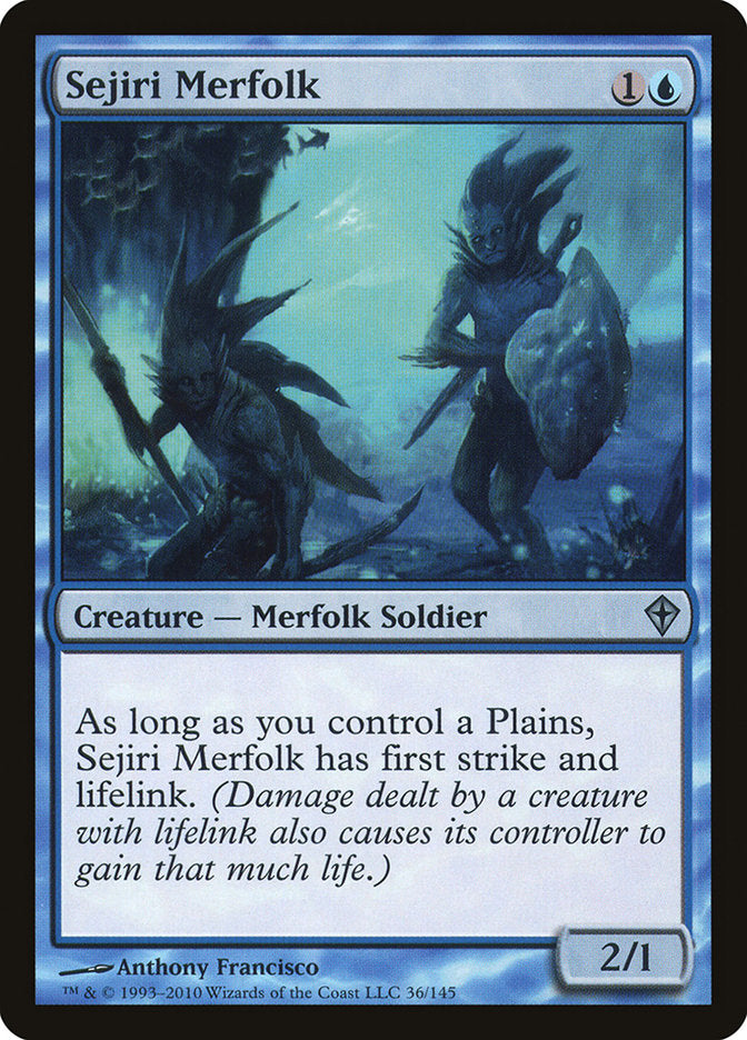 Sejiri Merfolk 36/145 (Worldwake)  | Good Games Cannington