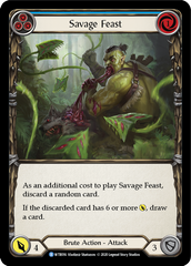 Savage Feast (Blue) [U-WTR016] (Welcome to Rathe Unlimited)  Unlimited Normal | Good Games Cannington