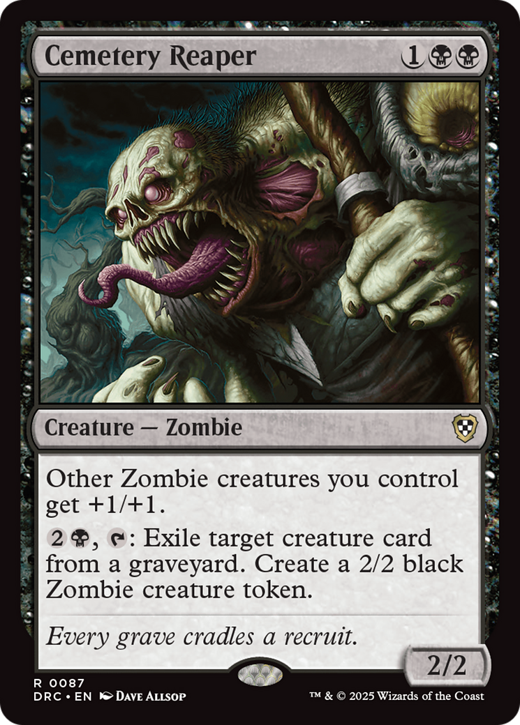 Cemetery Reaper [Aetherdrift Commander] | Good Games Cannington