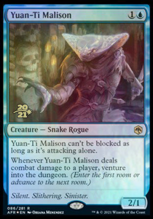Yuan-Ti Malison [Dungeons & Dragons: Adventures in the Forgotten Realms Prerelease Promos] | Good Games Cannington