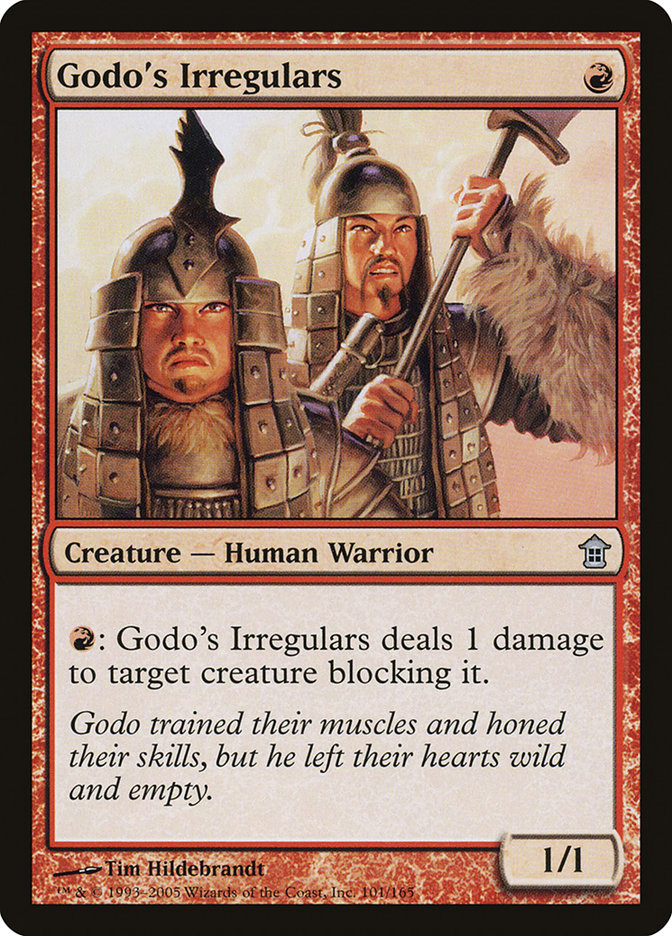 Godo's Irregulars [Saviors of Kamigawa] | Good Games Cannington