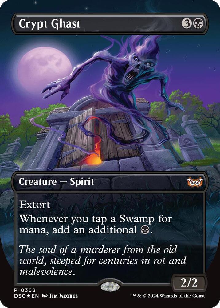 Crypt Ghast 368 (Commander: Duskmourn: House of Horror)  - Foil | Good Games Cannington