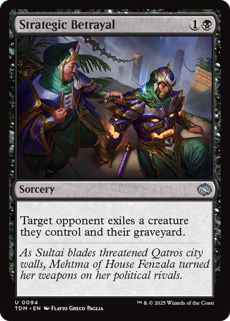 Strategic Betrayal [Tarkir: Dragonstorm] | Good Games Cannington