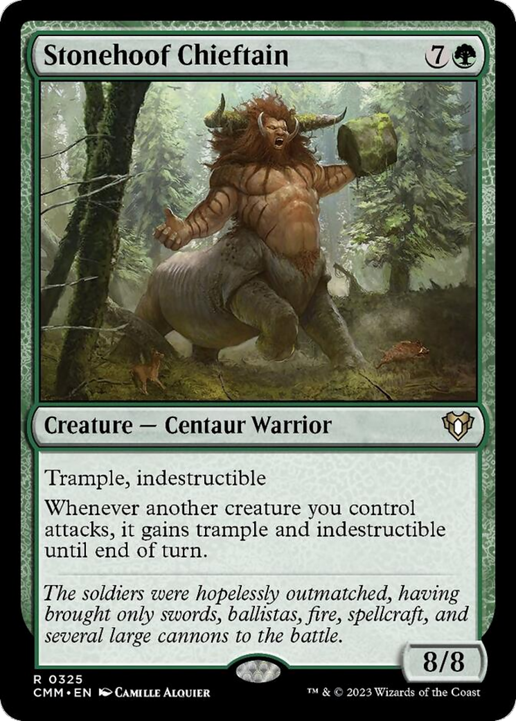 Stonehoof Chieftain [Commander Masters] | Good Games Cannington