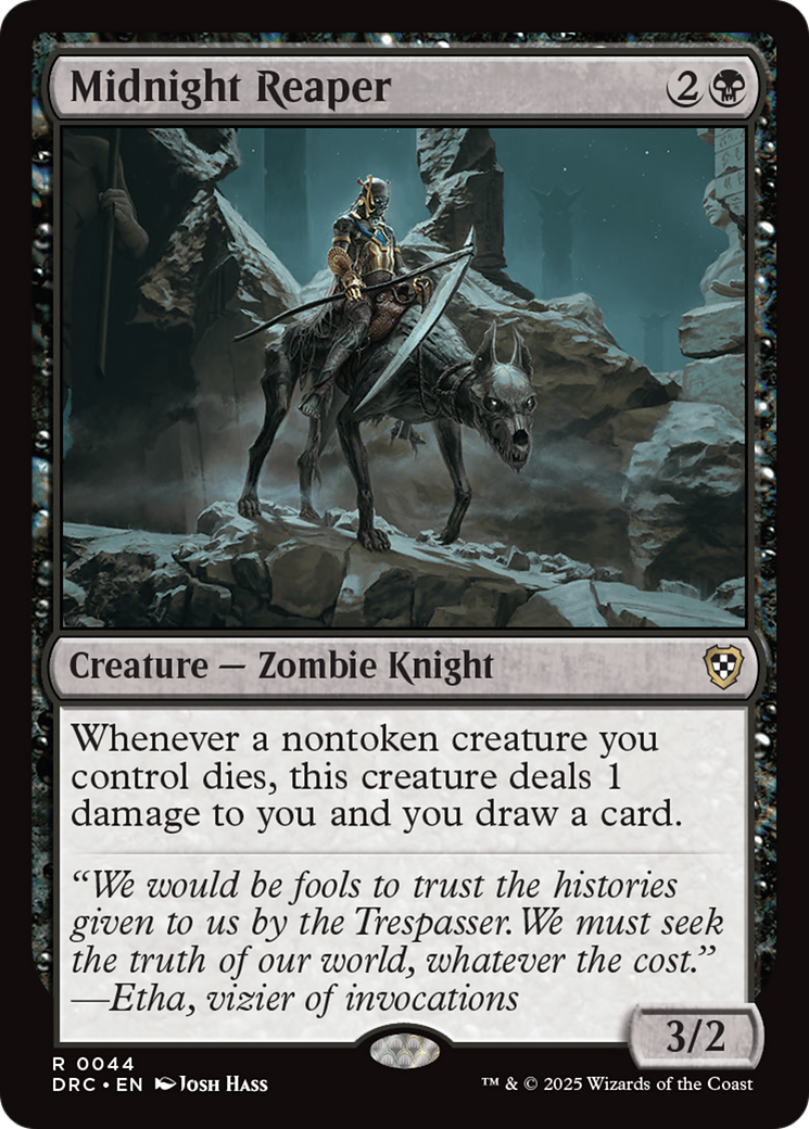 Midnight Reaper [Aetherdrift Commander] | Good Games Cannington