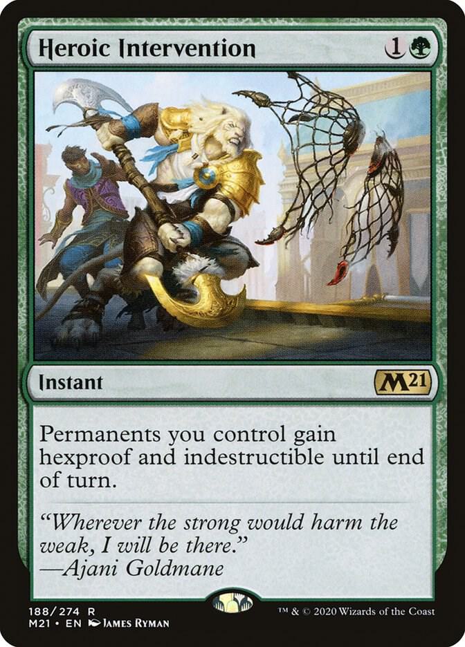 Heroic Intervention 188 (Core Set 2021)  | Good Games Cannington