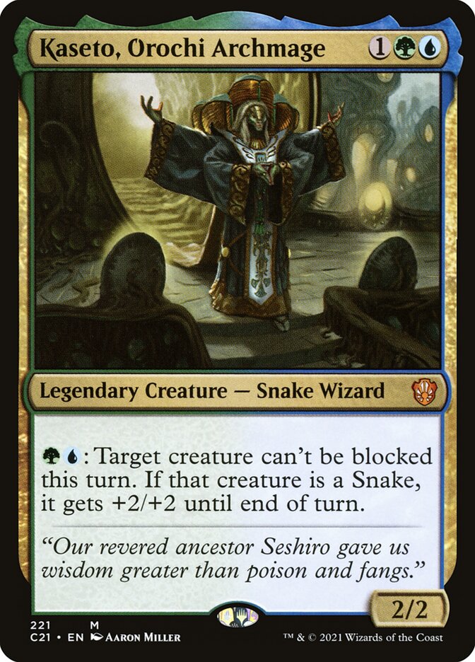 Kaseto, Orochi Archmage 221 (Commander 2021)  | Good Games Cannington