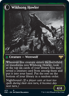 Howlpack Piper // Wildsong Howler [Innistrad: Double Feature] | Good Games Cannington
