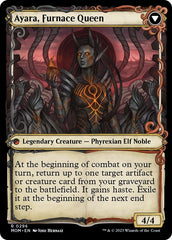 Ayara, Widow of the Realm // Ayara, Furnace Queen (Showcase Planar Booster Fun) [March of the Machine] | Good Games Cannington