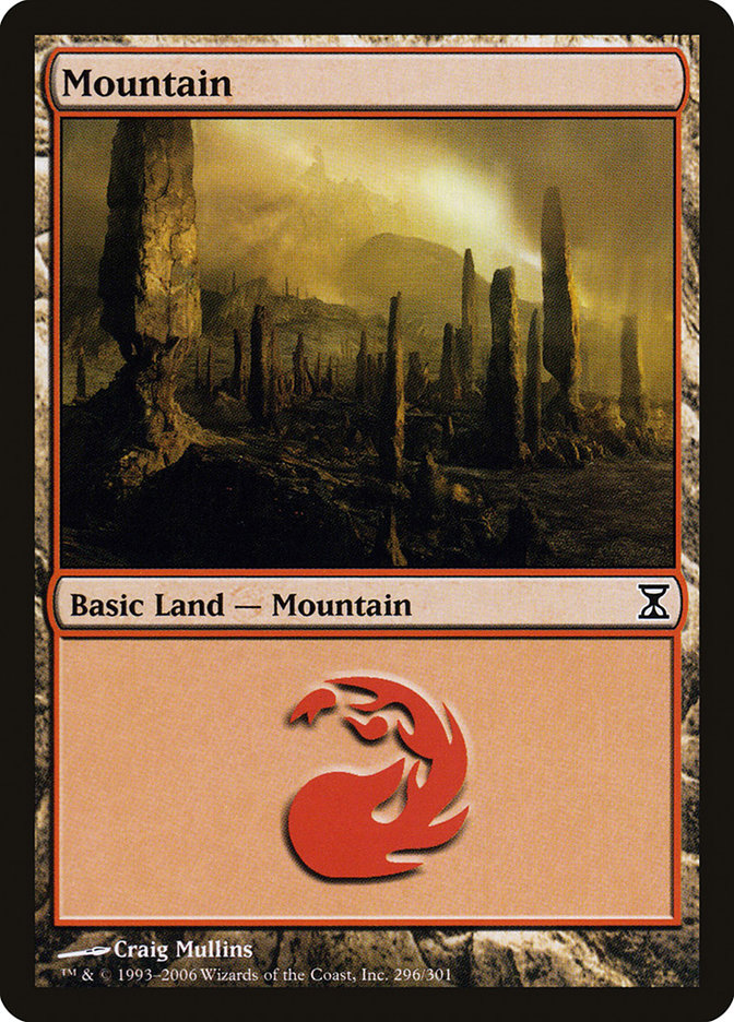 Mountain (296) [Time Spiral] | Good Games Cannington