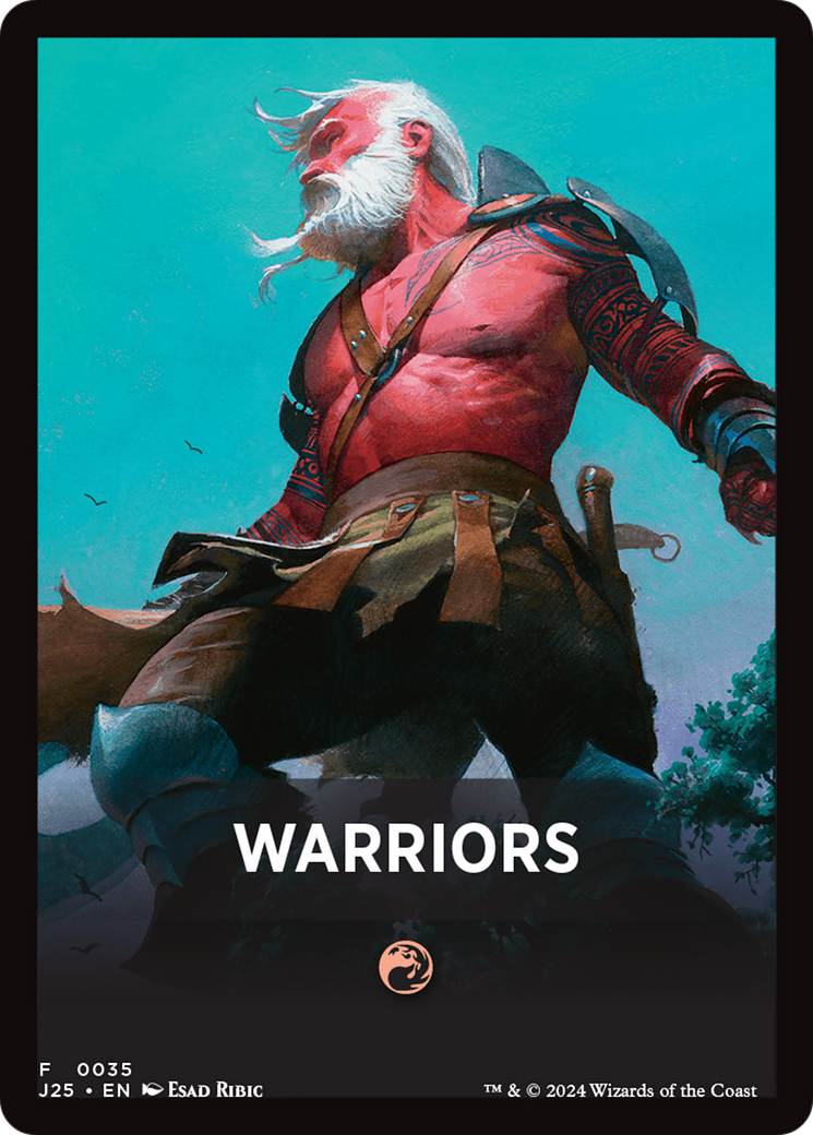 Warriors Theme Card [Foundations Jumpstart Front Cards] | Good Games Cannington
