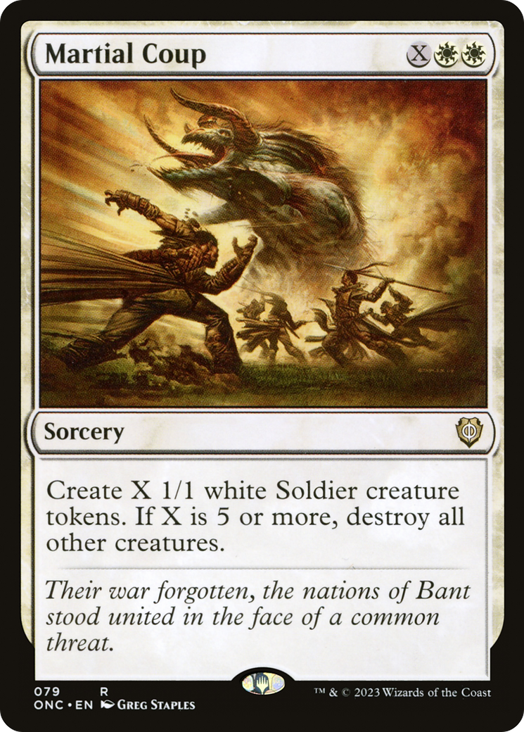 Martial Coup [Phyrexia: All Will Be One Commander] | Good Games Cannington