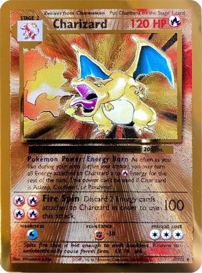 Charizard (4/102) (Celebrations Metal Card) [Celebrations: 25th Anniversary] | Good Games Cannington