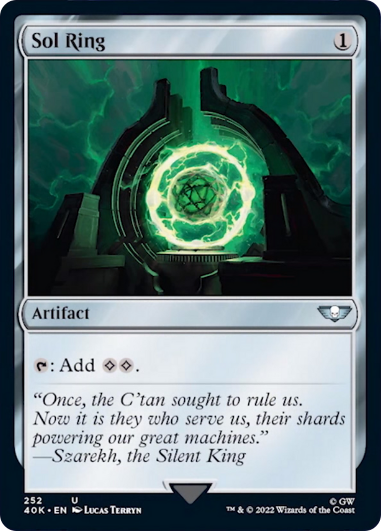 Sol Ring (252) (Surge Foil) [Warhammer 40,000] | Good Games Cannington