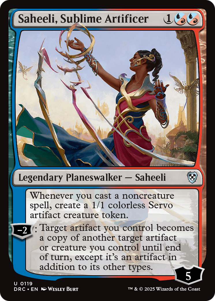 Saheeli, Sublime Artificer [Aetherdrift Commander] | Good Games Cannington
