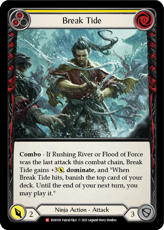 Break Tide [EVR038] (Everfest)  1st Edition Rainbow Foil | Good Games Cannington