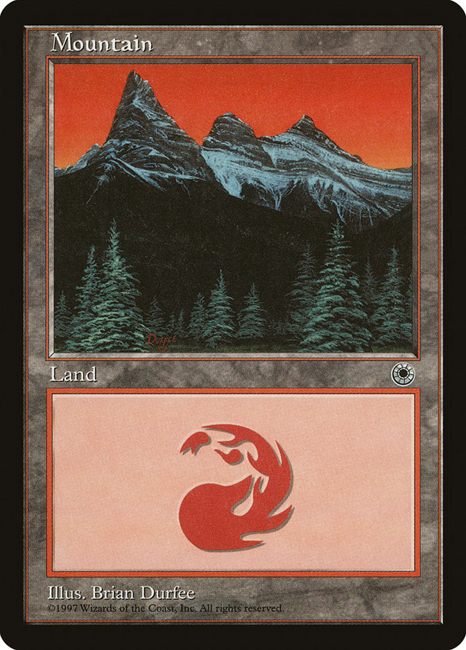 Mountain (9/6 Signature / Tallest Peak Left) [Portal] | Good Games Cannington