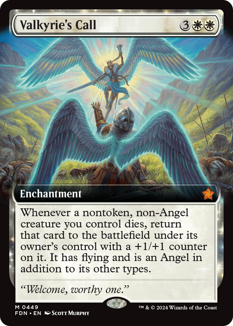 Valkyrie's Call (Extended Art) [Foundations] | Good Games Cannington