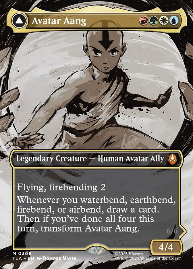 Avatar Aang // Aang, Master of Elements 308 (Avatar: The Last Airbender)  | Good Games Cannington