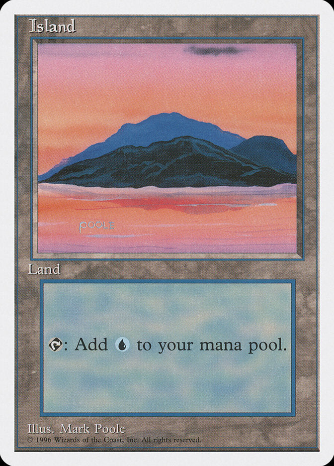 Island (Signature on Bottom Left) [Introductory Two-Player Set] | Good Games Cannington