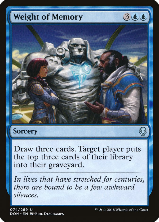 Weight of Memory 74 (Dominaria)  | Good Games Cannington