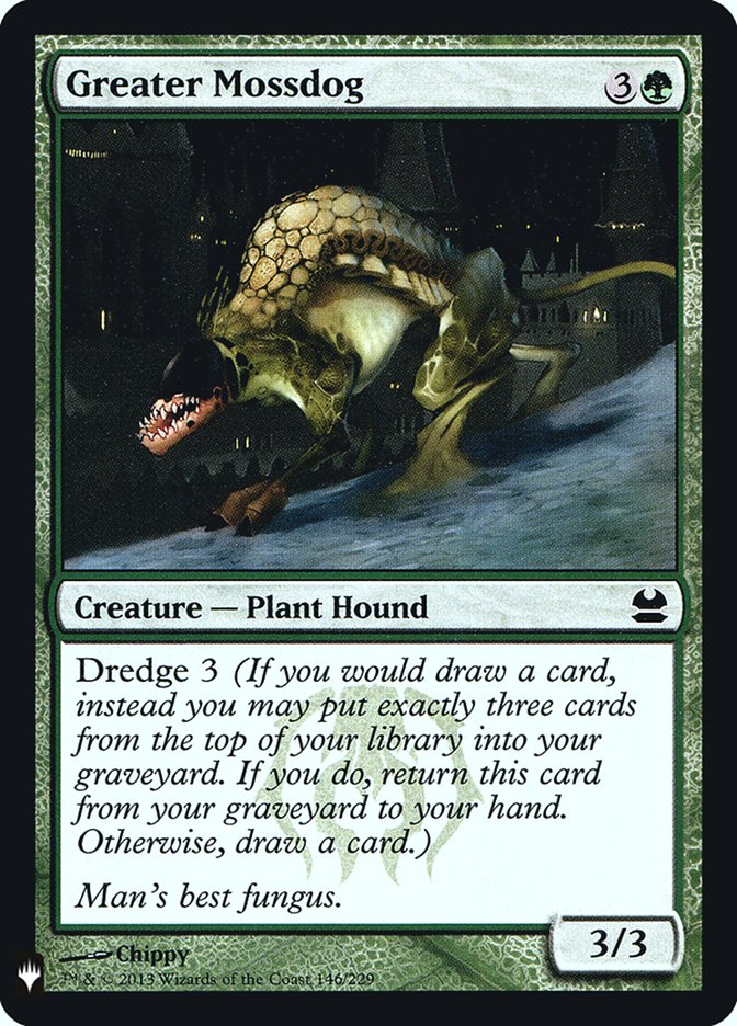 Greater Mossdog [Mystery Booster] | Good Games Cannington