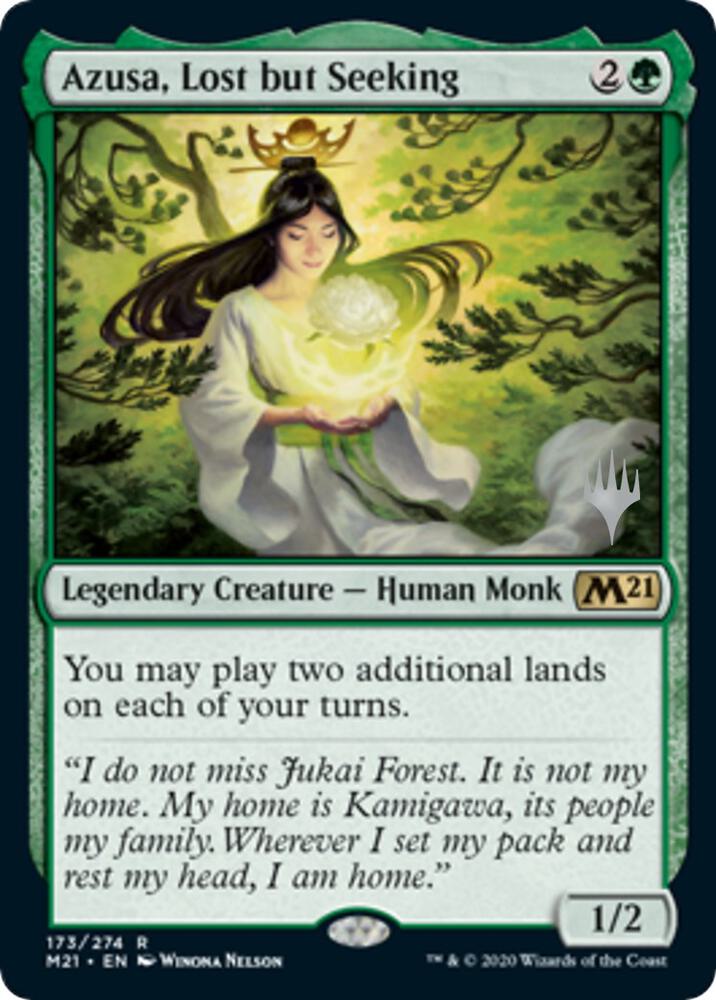 Azusa Lost but Seeking 173 (Promo Pack: Core Set 2021)  | Good Games Cannington
