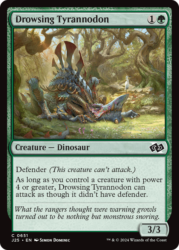 Drowsing Tyrannodon [Foundations Jumpstart] | Good Games Cannington