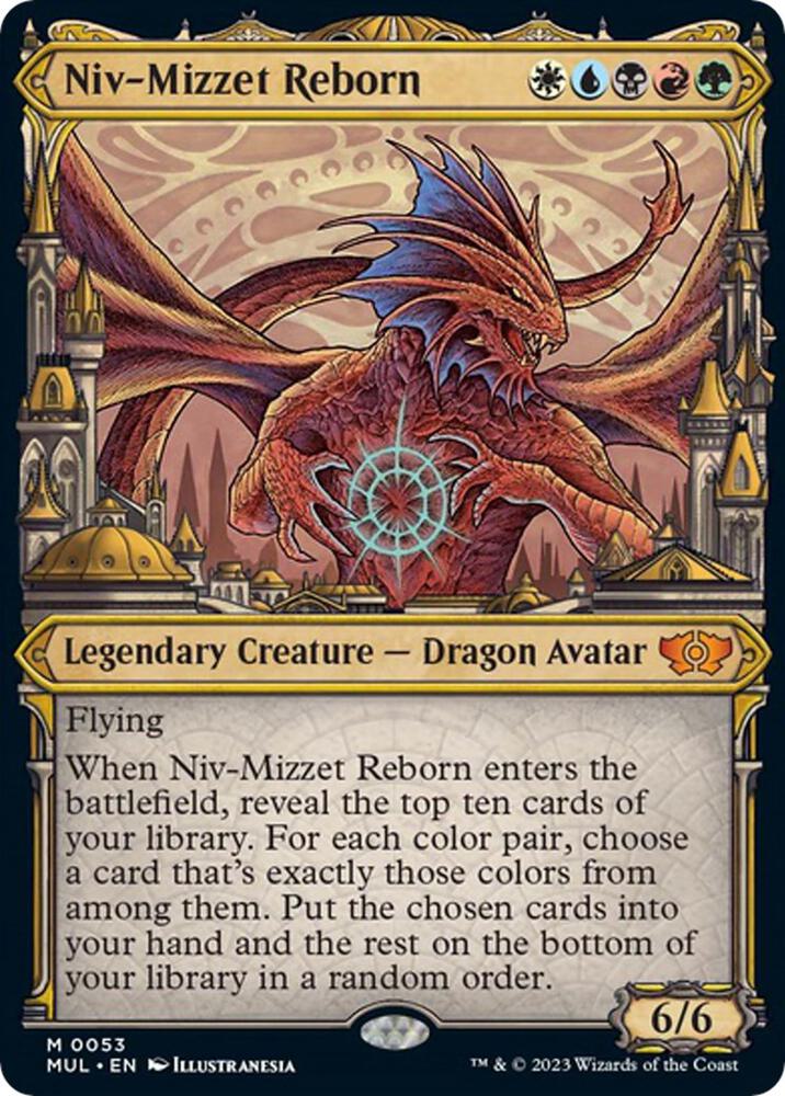 Niv-Mizzet, Reborn 53/65 (March of the Machine: Multiverse Legends)  - Showcase | Good Games Cannington