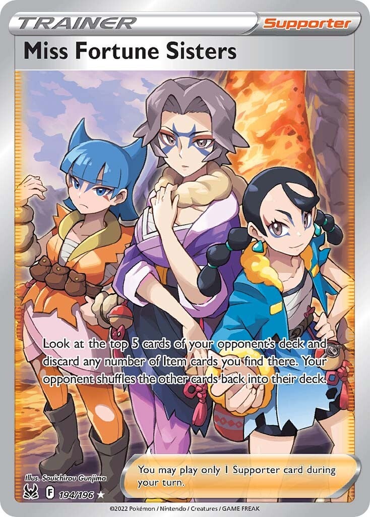Miss Fortune Sisters (194/196) [Sword & Shield: Lost Origin] | Good Games Cannington