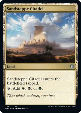 Sandsteppe Citadel 229/50 (Commander: Dominaria United)  | Good Games Cannington