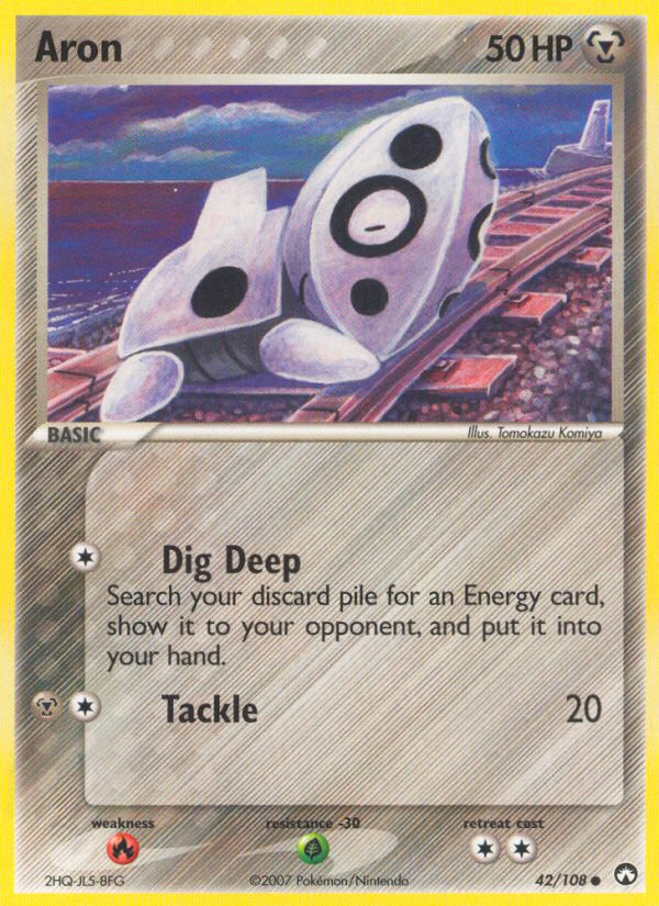 Aron (42/108) [EX: Power Keepers] | Good Games Cannington