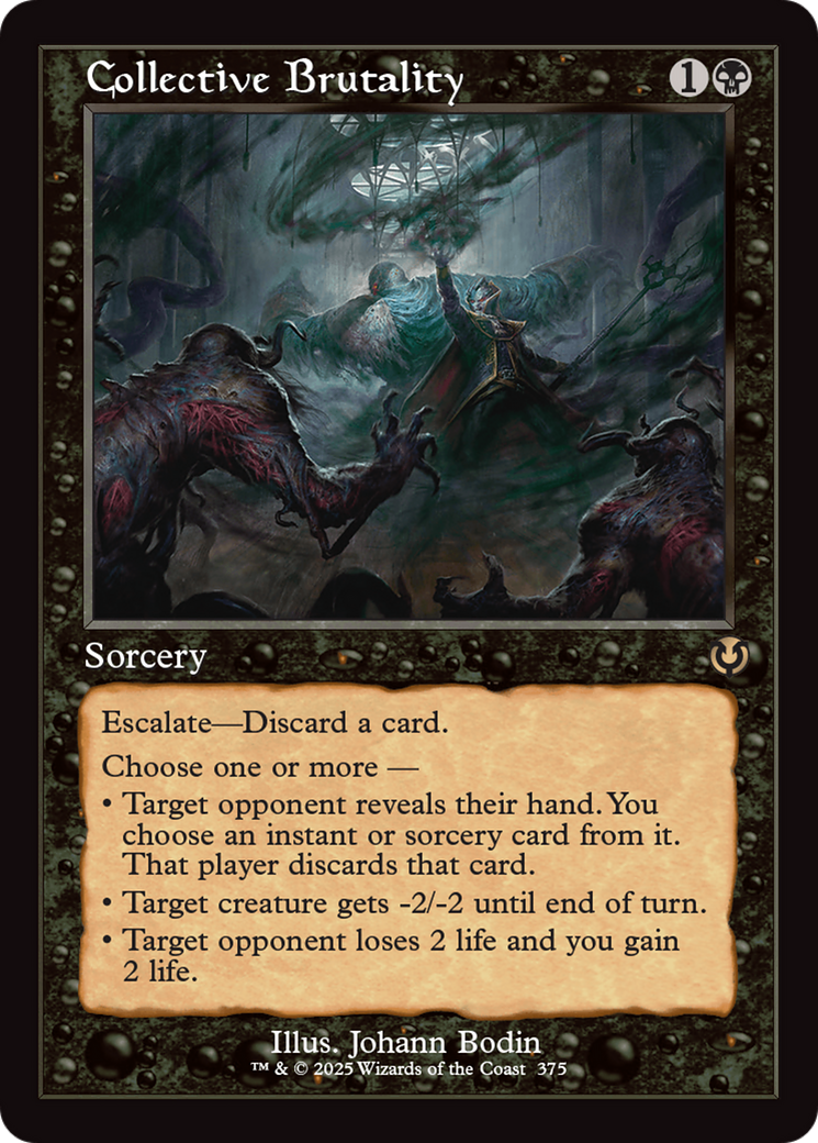 Collective Brutality (Retro Frame) [Innistrad Remastered] | Good Games Cannington