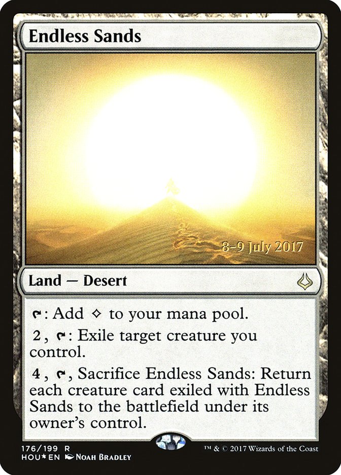 Endless Sands [Hour of Devastation Prerelease Promos] | Good Games Cannington
