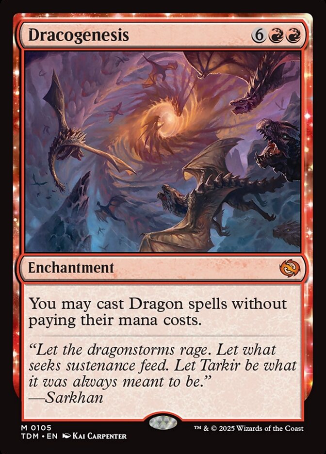 Dracogenesis 105 (Tarkir: Dragonstorm)  | Good Games Cannington