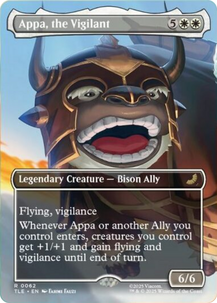 Appa, the Vigilant (Borderless) [Avatar: The Last Airbender: Eternal-Legal] | Good Games Cannington