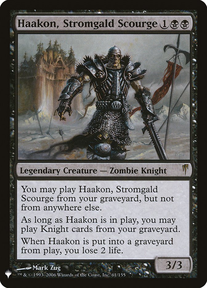 Haakon, Stromgald Scourge [Mystery Booster] | Good Games Cannington