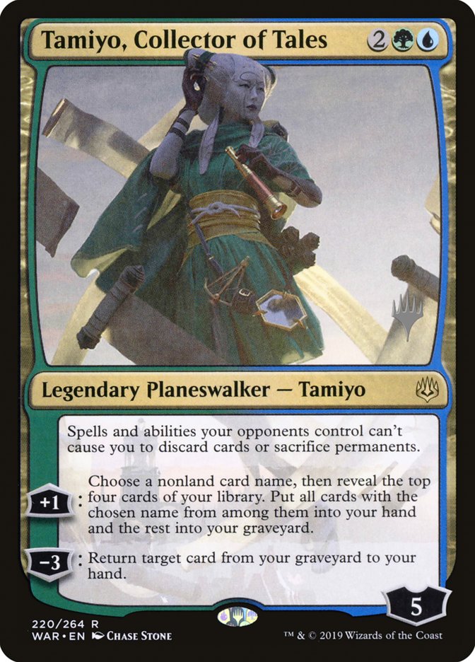 Tamiyo, Collector of Tales (Promo Pack) [War of the Spark Promos] | Good Games Cannington